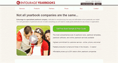 Desktop Screenshot of entourageyearbooks.com